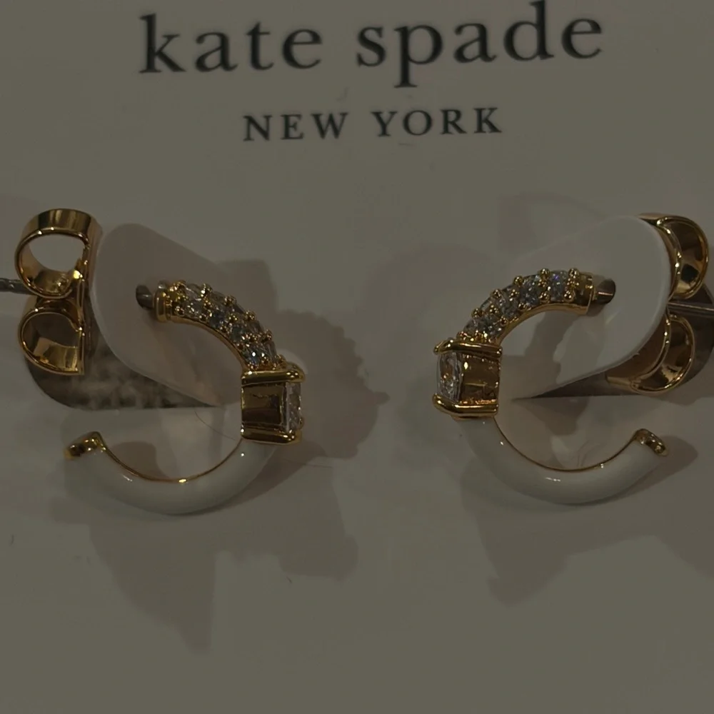 kate spade Hint Of Shimmer Huggies/NWT